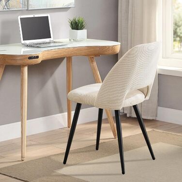 Обідні стільці, комплект з 4 шт. , стільці для їдальні, кухонні стільці, обідні стільці для вітальні з вирізаною спинкою, смугасте оксамитове крісло, м&39які стільці для їдальні, кухні, різні кольори, комплект з 4 шт.