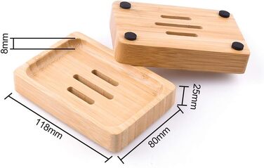 Шматки натурального дерев'яного бамбукового мила Дерев'яний, бамбуковий милотримач для душу ручної роботи Мильна скринька Мильна с