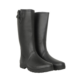 Чоловічі гумові чоботи Mountain Warehouse 100 гумові гумові чоботи, водонепроникне взуття, мяка бавовняна підкладка ідеально підходять для подорожей, активного відпочинку, походів, кемпінгу, розмір 43 EU, чорні 01