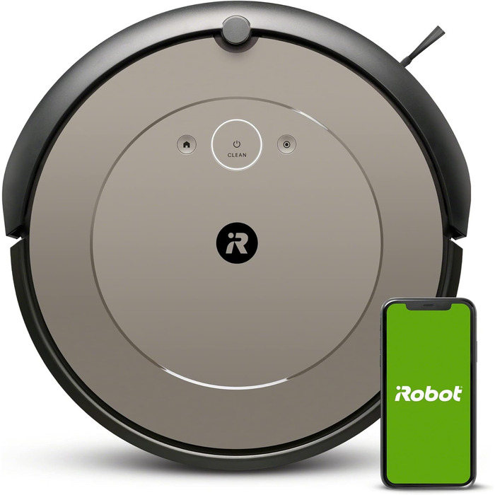 Робот-пилосос iRobot Roomba i1152, з підтримкою WLAN, з двома гумовими щітками для всіх підлог, індивідуальні пропозиції через дод