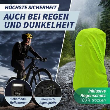 Велосипедний рюкзак SASMO 6L, чорний, ультралегкий, з термовідділенням та сіткою для шолома