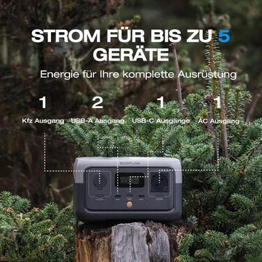 Вт сонячний генератор з LiFeP04, швидка зарядка за 1 годину, вихідна потужність до 600 Вт, балкон для аварійного живлення/кемпінгу