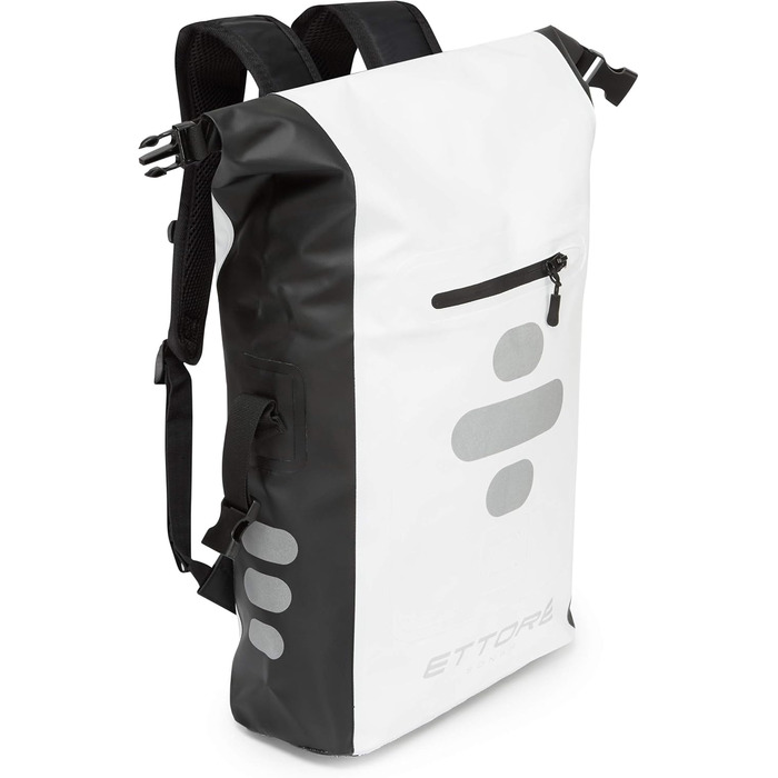 Велосипедний рюкзак Ettore 100, водонепроникний, 25 л / 30 л, білий/чорний, Sonar