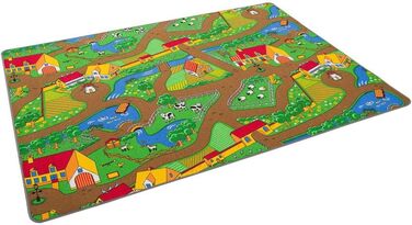 Килим Pergamon Street Килим двосторонній дитячий ігровий килимок для дитячої кімнати та ігрової кімнати 100х165 см Duoplay