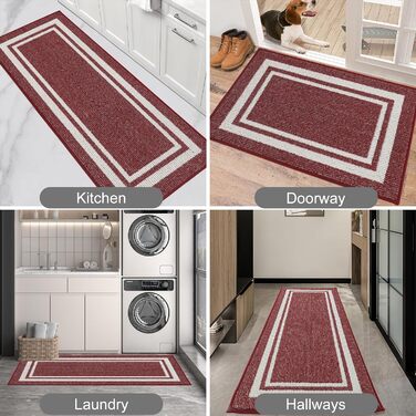 Кухонна доріжка COSY HOMEER нековзна 2 шт. и, 690 см 6152 см, кухонний килимок, який можна прати, нековзний, брудовідштовхуючий ку