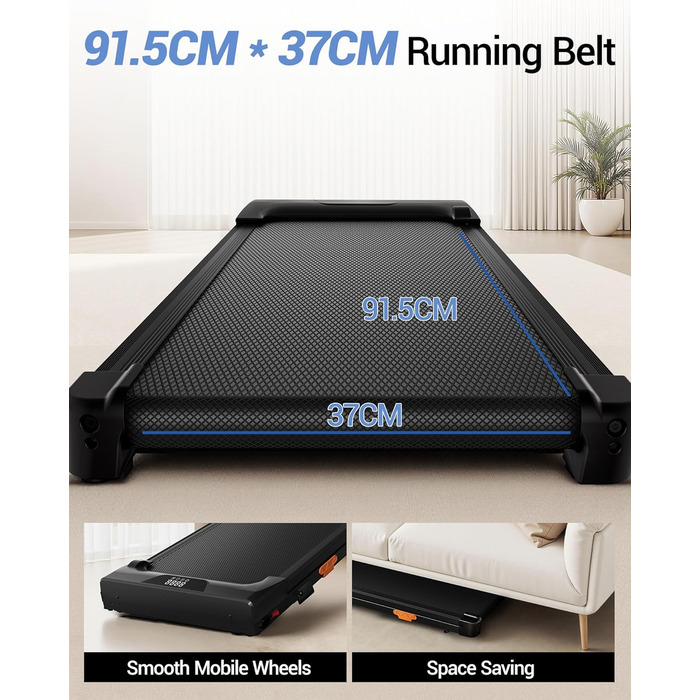 Килимок для ходьби UMAY з нахилом 10-15, бігова доріжка для дому 8-10 км/год з нахилом та тихим двигуном, стіл для бігової доріжки, максимальна підтримка 136 кг, нахил 10