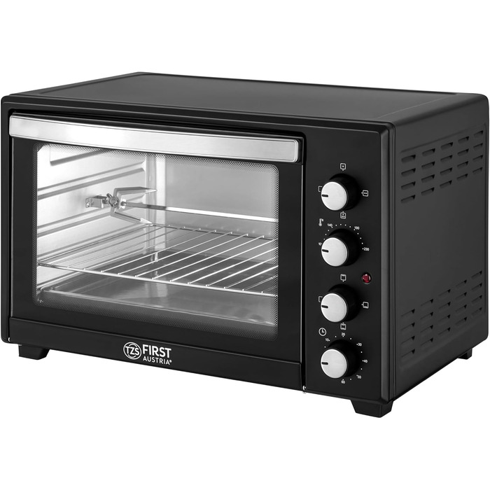 Міні-піч TZS з конвекцією 45л - міні піч 2000 Вт для приготування їжі, запікання та гриля курки - регулятор температури 100-230, енергоефективна, ідеально підходить для міні кухні, кемпінгу, квартири - в т.ч. аксесуари 45л Аналогічні