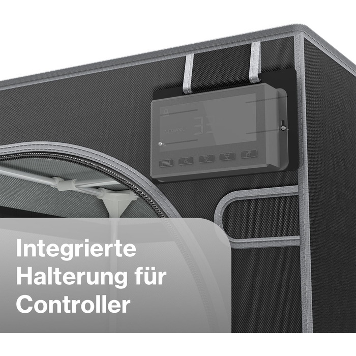 Гроубокс Growzelt, міцний матеріал, високовідбивне діамантове покриття (40 x 40 x 160 см)