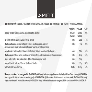 Протеїновий порошок Amfit Nutrition Whey, Ваніль, 1 кг