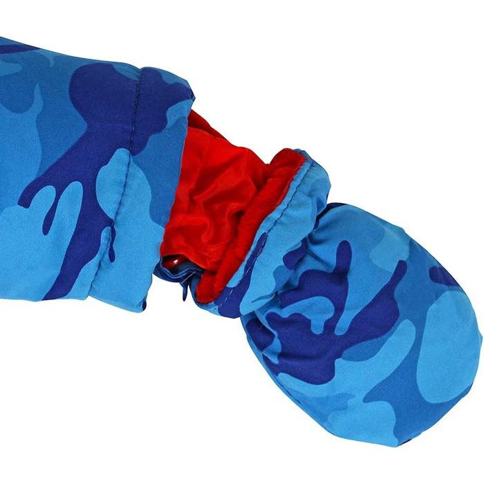 Дитячий зимовий комбінезон з капюшоном, зимовий костюм з рукавичками та пінетками, комплект теплого одягу для дівчаток та хлопчиків, 9-12 місяців () A