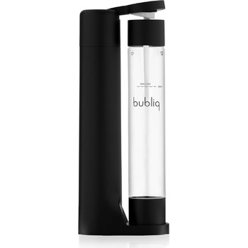 Виробник газованої води bubliq, матовий чорний, з пляшкою 1 л, мінімалістичний дизайн, блискучий що завгодно без циліндра CO2 матовий чорний