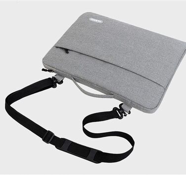 Сумка на плече для ноутбука 30,5 см (12 14 дюймів) і 16 дюймів, чохол для планшета та легка сумка для комп'ютерного ноутбука, чорн