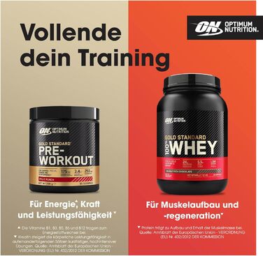 Порошок BCAA Optimum Nutrition Gold Standard, зі смаком полуниці та ківі, 266 г, 28 порцій
