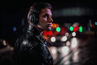 Бездротові накладні навушники Bowers & Wilkins PX7 з адаптивним шумозаглушенням - карбоновий, середній, FP42714