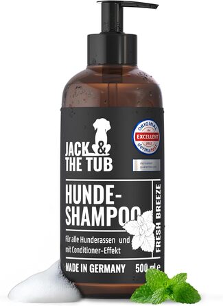 Шампунь для собак Jack & the Tub 500 мл Fresh Breeze - Black Edition, шампунь для собак з кондиціонером та свіжим ароматом