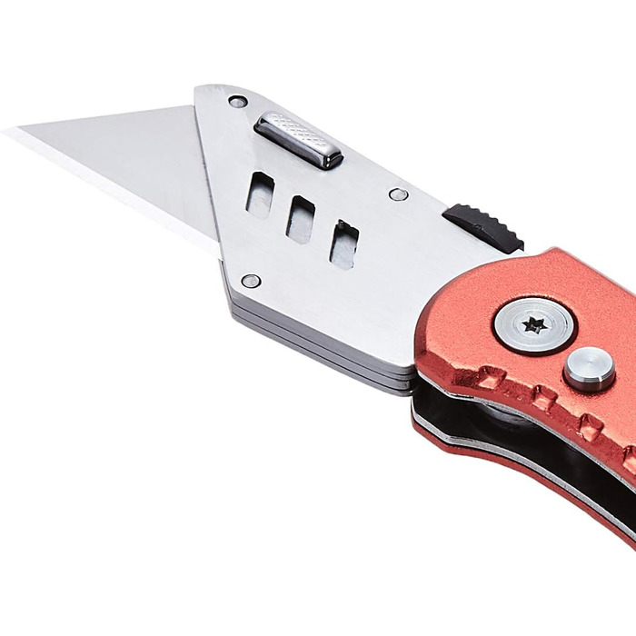 Ніж складаний, складаний ніж, легкий алюмінієвий корпус, червоний