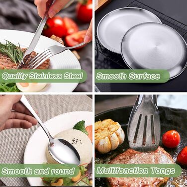 Набір посуду для кемпінгу на 2/4 особи, 11/21 предметів аксесуарів для кемпінгу, набір для пікніка з нержавіючої сталі з відкривачкою для пляшок, ножем для стейку, ложкою, виделкою, ножем та тарілкою для кемпінгу/барбекю/походів, синій