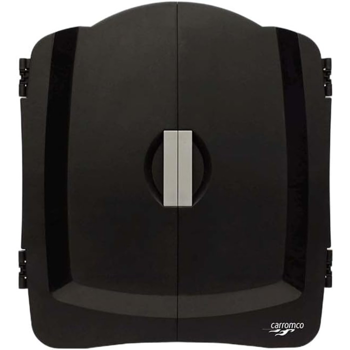 Електронна мішень для дартсу Carromco Panthera-301 Мяка мішень для дартсу з 4 лунками для 18 гравців, 32 гри та 500 варіацій, включаючи мякі дротики, червоно-зелено-бежево-чорна, 46x44,8x3,8 см