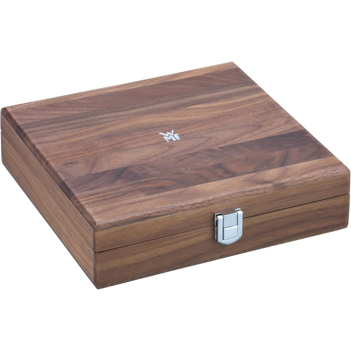 Набір для вина WMF Baric Sommelier 3 предмети, штопор, різак для фольги, пробка для пляшок, в коробці з горіхового дерева, чорний