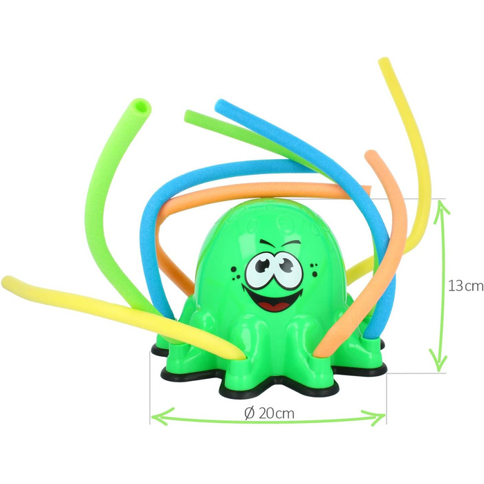 Розбризкувач води для дітей - розбризкувач-восьминіг для чудових водних розваг у саду - різнокольоровий розбризкувач для газону вибір кольору варіюється (0 - восьминіг)
