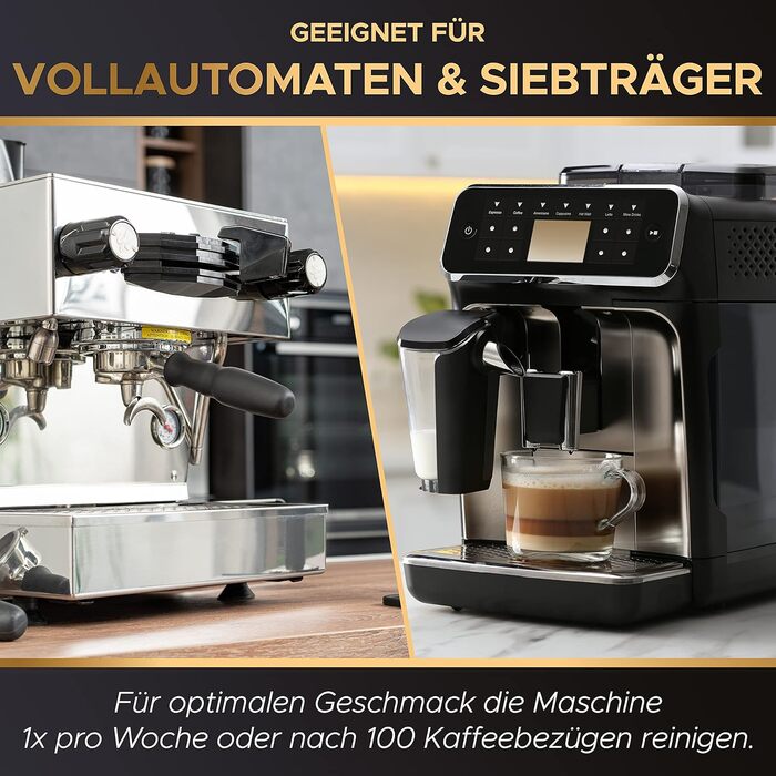 Таблетки для очищення кавомашин Barista Legends Care Line 2-фазні 80 шт. х 3,5 г Засіб для чищення кавових машин та ріжок з формулою Clean Protect Сумісні з усіма популярними брендами (1 упаковка)