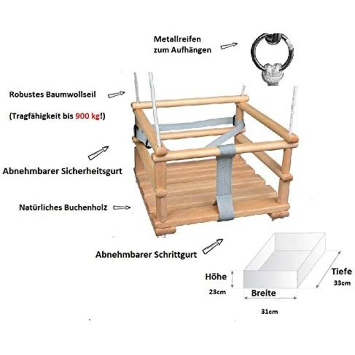 Дерев'яні дитячі гойдалки, дитячі гойдалки, гойдалки для дітей гойдалки 3 в 1 ПОЯС БЕЗПЕКИ, гойдалки для малюків, дитячі гойдалки