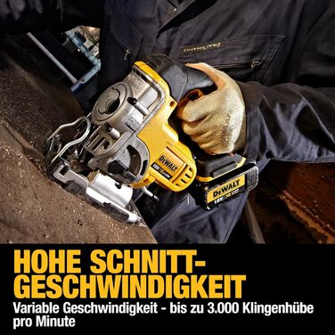 Акумуляторний лобзик Dewalt 18 вольт DCS331N (низьковібраційний високопродуктивний двигун, електронне регулювання швидкості ходу,