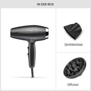 Професійний фен BaByliss Digital Dry Pro, 2000 Вт, чорний