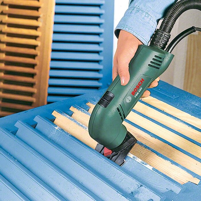 Дельташліфувальна машина Bosch PDA 180 (180 Вт, у коробці) PDA 180 3 шліфувальні листи