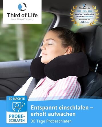Чорна наволочка, подвійна упаковка, ідеально підходить для подушок для шиї ANDAR, бавовна Mako (подвійний трикотаж), не мнеться та можна сушильною машиною, 2 наволочки на блискавці, сертифіковано Oeko-Tex