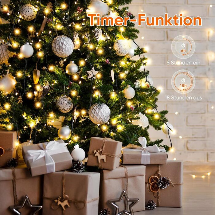 Ялинкові гірлянди 2 м з кільцем SALCAR