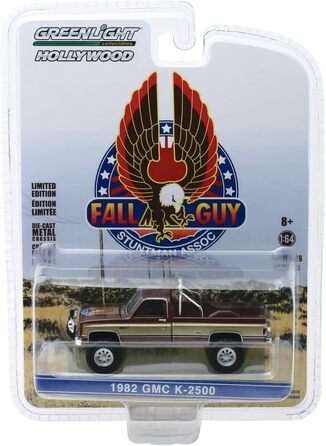 Пікап The Fall Guy 1/64 Square Greenlight 44860 F, 1982 GMC K-2500