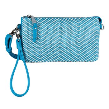 Блакитний клатч для жінок, 004583