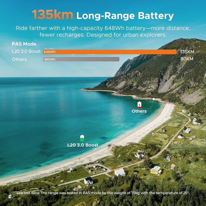 Електровелосипед ENGWE з додатком, акумулятор 48 В 13,5 Аг, запас ходу до 135 км, датчик крутного моменту та гідравлічні гальма, шини 20 * 3,0, 2 години зарядки, колір шампанське золото