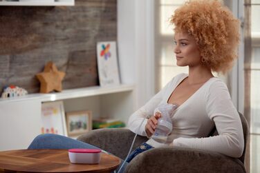 Портативний електричний молоковідсмоктувач, компактний і легкий, ефективне зціджування з 5 рівнями інтенсивності, ніжний і ергоном