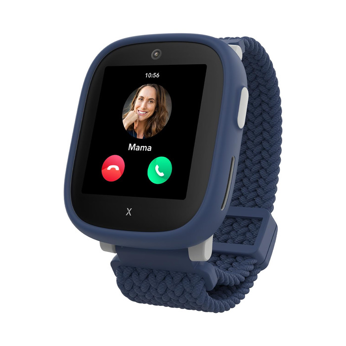 Водонепроникний дитячий годинник-телефон - 4G, дзвінки, повідомлення, шкільний режим, функція SOS, GPS, камера, крокомір - 2 роки гарантії (СИНІЙ) СИНІЙ X6, 6 Play -