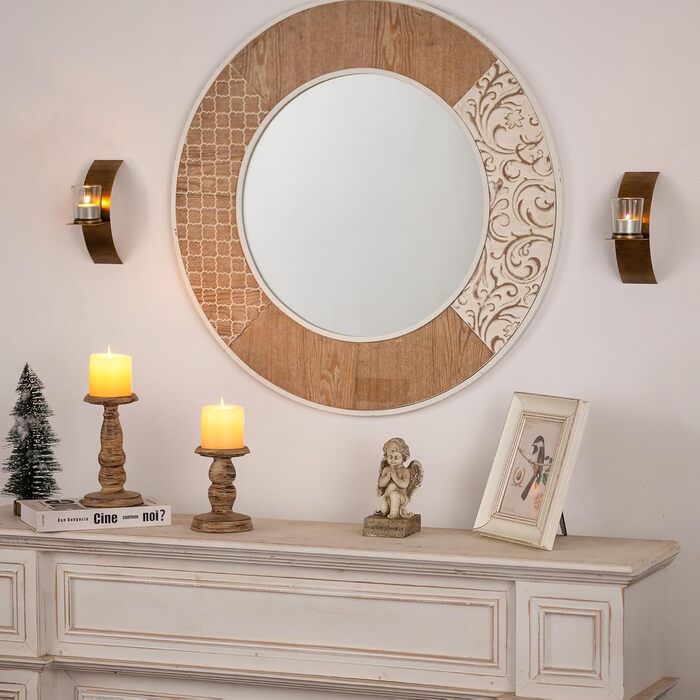 Підсвічник Sziqiqi Свічник Підсвічник для стіни - Настінний свічник Золотий бронзовий підсвічник металевий настінний декор Вінтажн