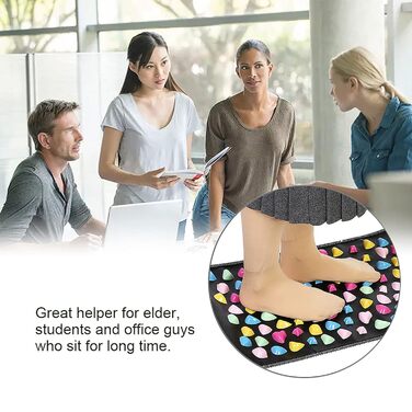 Масажний килимок для ніг Reflexology Stone Foot Stone Mat Знеболюючі ноги для парафінових ванн Health Care 70.9 X 13.8 дюймів