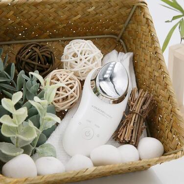 Ультразвуковий масаж обличчя, пристрій для підтяжки обличчя, іонний масаж обличчя вібрація глибоке очищення проти зморшок, масажер для обличчя для догляду за шкірою обличчя очищувач AG-1681A