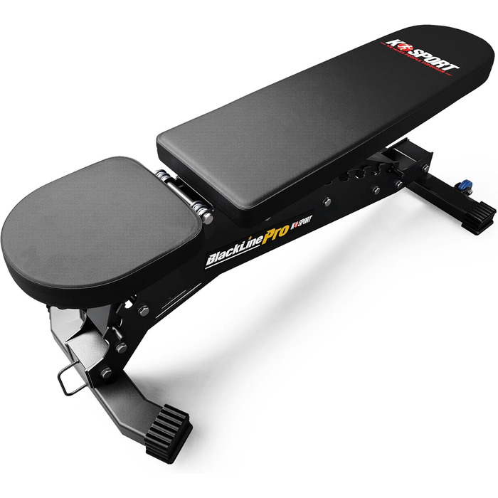 ПРОФЕСІЙНА лавка для штанги Преміальна професійна тренувальна лава, вантажопідйомність до 375 кг Багатофункціональна лава з регульованим кутом нахилу Лава з похилою та плоскою поверхнею для жиму лежачи