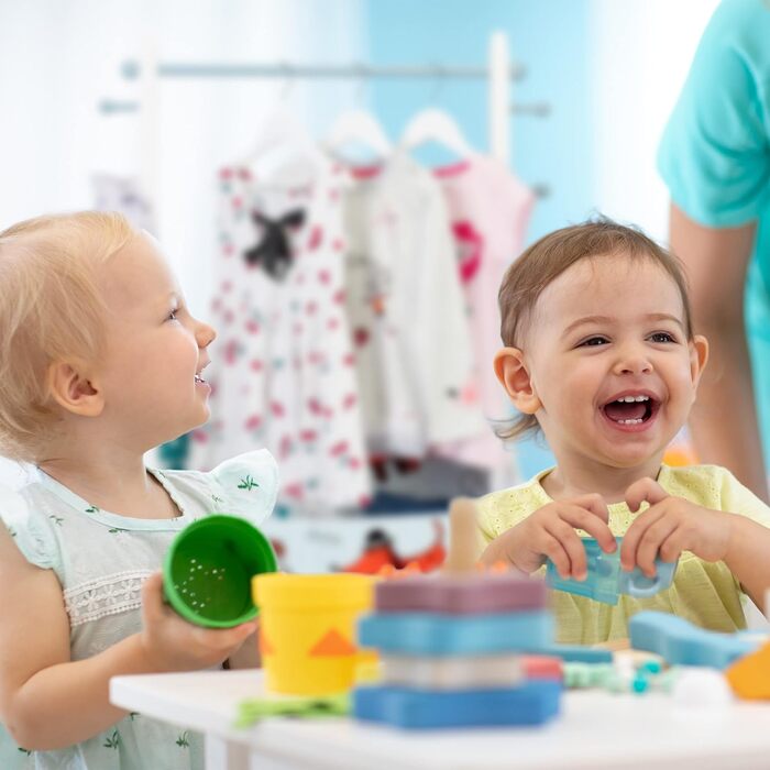 Кольорова вішалка для дитячого одягу, HBT 10730 см, 4 гачки, 2 полиці, вішалка для верхнього одягу, решітка для дитячої кімнати, д