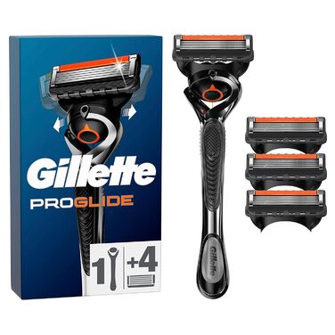 Волога бритва Gillette ProGlide чоловіча, бритва 4 леза бритви з 5 лезами, подарункова для чоловіків бритва 4 леза