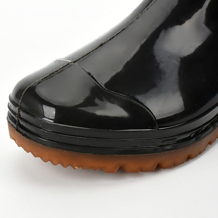 Чоловічі гумові чоботи до литок, водонепроникні, нековзні, гумові чоботи, потовщена підошва, водне взуття, для активного відпочинку, риболовлі, садівництва, бруду, розмір 41 EU A