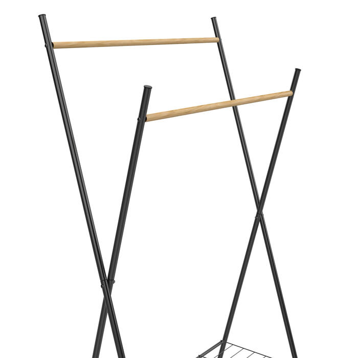 Стійка для одягу Casa Si Garment Rack Bamboo Black (CS92309W04)