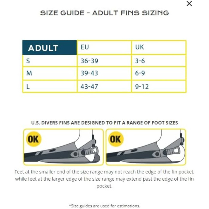 Набір US.Divers Cozumel - Спорядження для дайвінгу, маска, ласти та трубка для дорослих із захистом від ультрафіолету, лінзами, що запобігають запотіванню та протіканню, трубка, унісекс, силіконова маска, регульовані ласти L СІРИЙ ТЕМНО-СИНІЙ