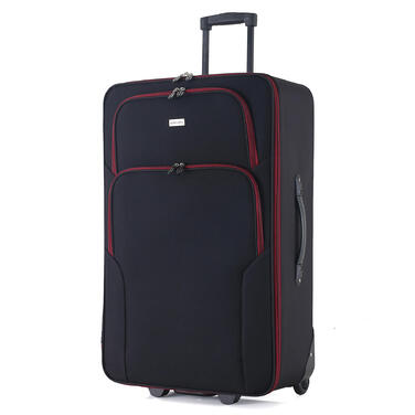 Валіза Semi Line 28' (L) Black/Red Lines (T5680-3)