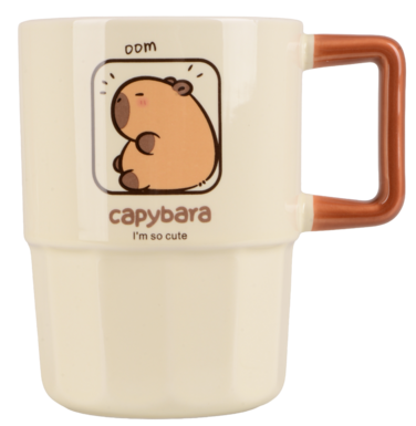 Чашка 400 мл Capybara Time LED