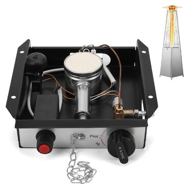 Комплект для заміни газового обігрівача (4 отвори), комплект для заміни газового обігрівача, коробка керування скляною трубою для пропану, контролер впускного повітря для зовнішнього обігрівача, комплект для монтажу на плиту без редукційного клапана