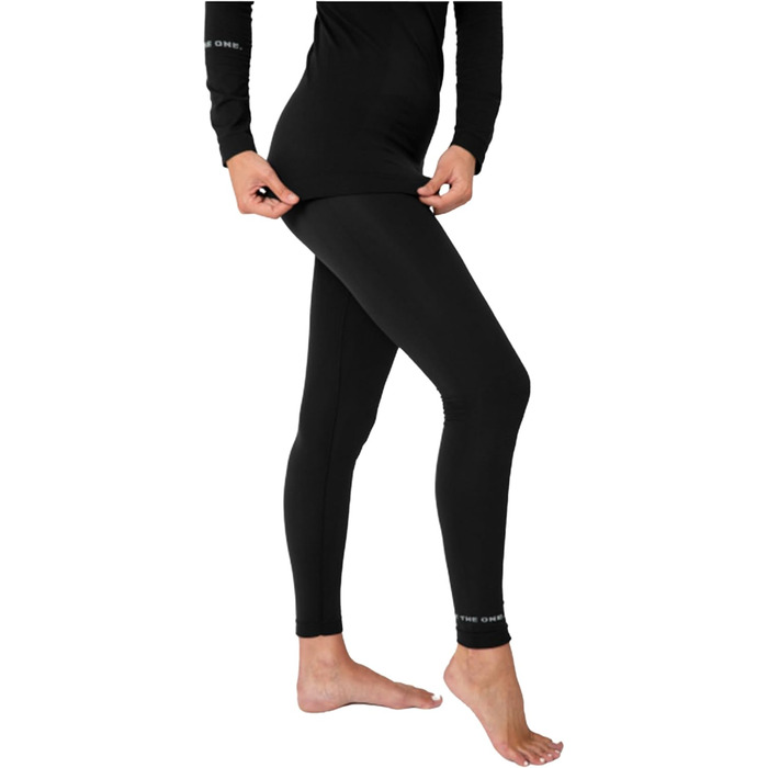 Комплект білизни Reusch WARM унісекс, функціональний комплект білизни для чоловіків та жінок, для дорослих, теплий, дихаючий, теплоізоляційний та вологорегулюючий, для всіх видів спорту, M 7700, чорний