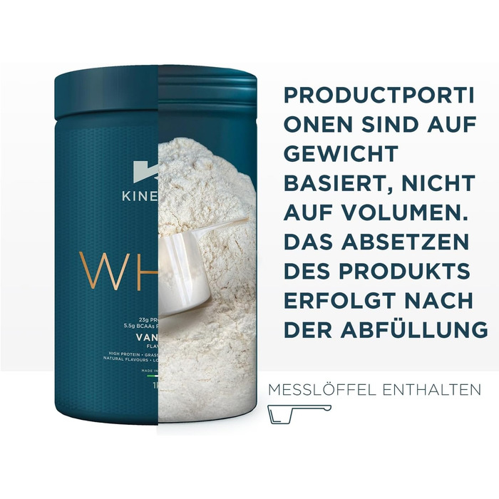 Протеїновий порошок Kinetica Sports Whey – Ваніль, 2,27 кг